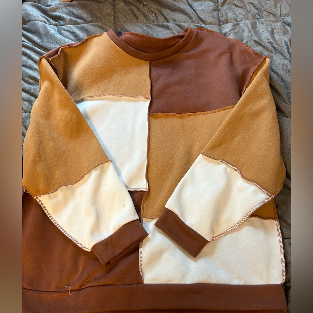Patchwork Crewneck